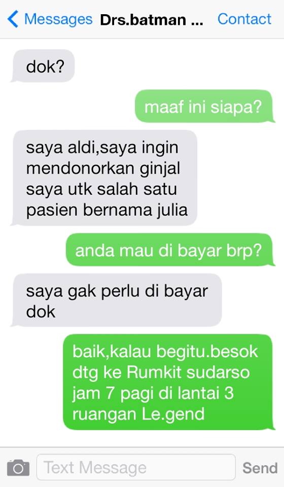 24 SMS Pengorbanan pacar © 2016 brilio.net/Baper 24 SMS Pengorbanan pacar © 2016 brilio.net/Baper