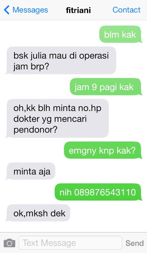 24 SMS Pengorbanan pacar © 2016 brilio.net/Baper 24 SMS Pengorbanan pacar © 2016 brilio.net/Baper