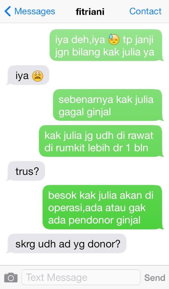 24 SMS Pengorbanan pacar © 2016 brilio.net/Baper 24 SMS Pengorbanan pacar © 2016 brilio.net/Baper