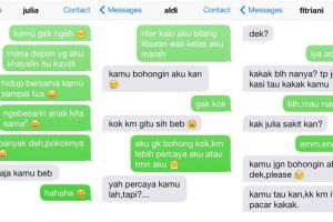 24 Percakapan SMS pengorbanan pacar ini bikin terenyuh