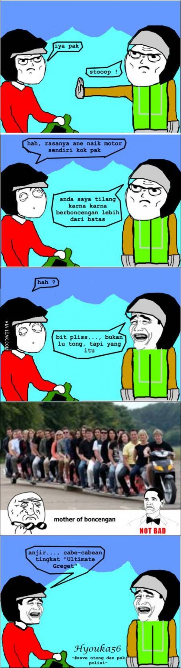 komik strip Otong © 2016 brilio.net