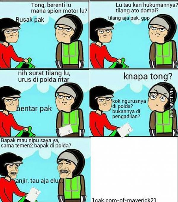 komik strip Otong © 2016 brilio.net