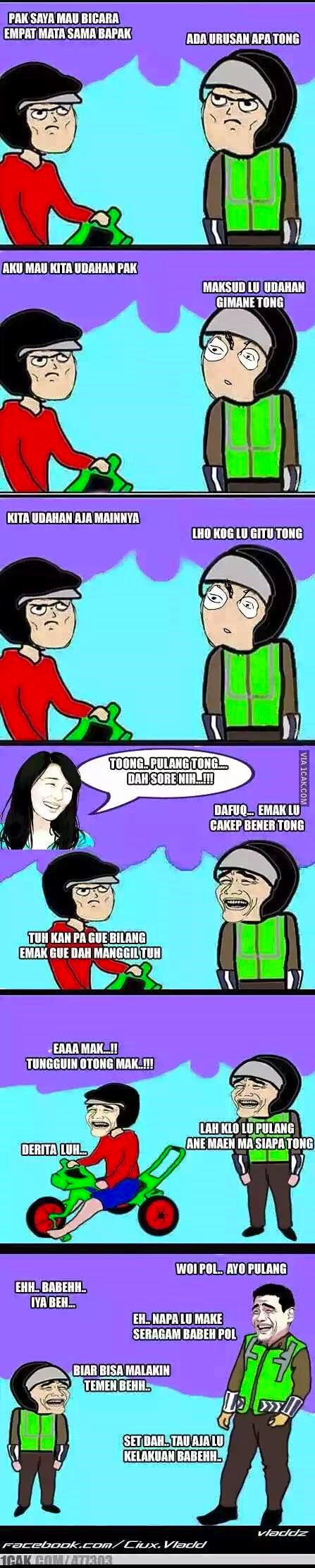 komik strip Otong © 2016 brilio.net