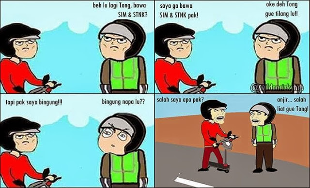 komik strip Otong © 2016 brilio.net