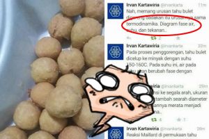 Kenapa tahu goreng bisa bulat sempurna? Ini penjelasan ilmiahnya