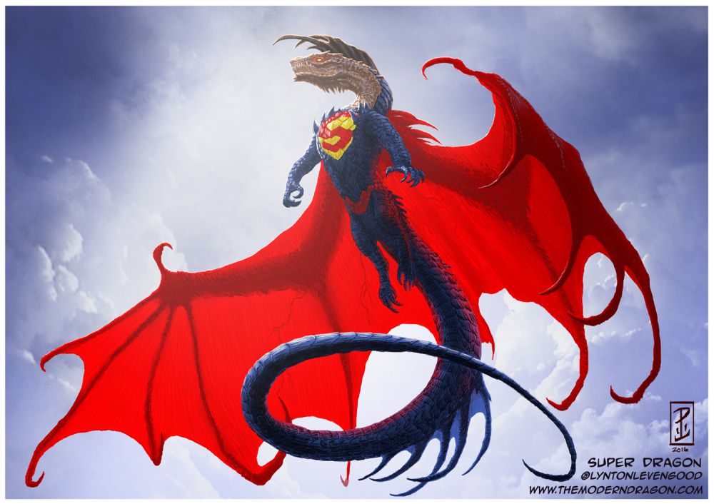 11 Karakter superhero ini diubah ke bentuk naga, hasilnya menakjubkan!