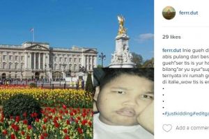 Ikuti tren Farish, 16 editan foto ke luar negeri ini bikin ngakak