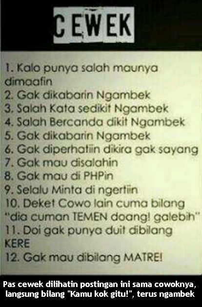 meme cewek  © 2016 brilio.net