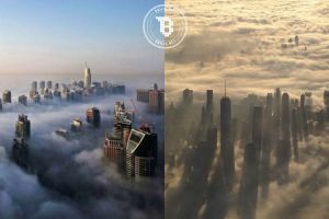 10 Foto kota berselimut kabut ini keren abis, bak negeri di atas awan!