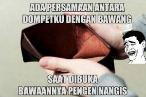 20 Meme isi dompet ini lucu abis, bikin kamu ketawa