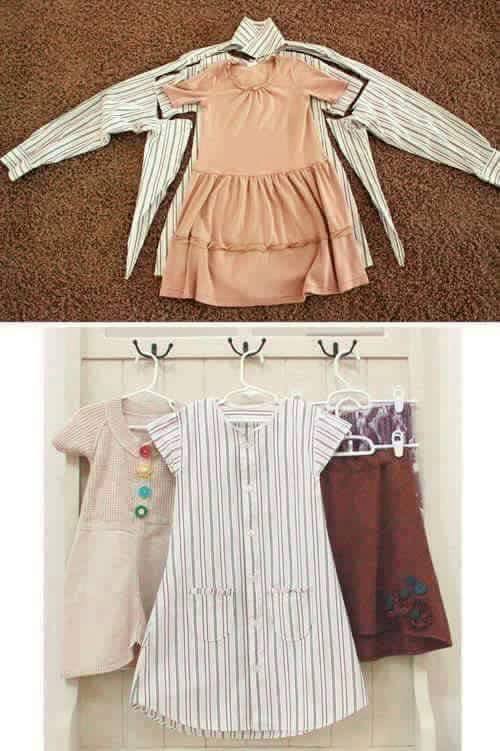 Jangan dibuang, ini trik mendaur ulang pakaian bekas jadi baju anak
