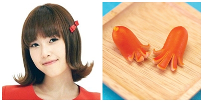 rambut kpop mirip makanan  © 2016 brilio.net