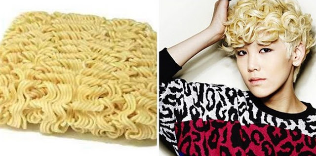 rambut kpop mirip makanan  © 2016 brilio.net