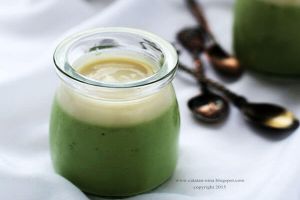 Mau puding yang beda? Bikin silky green tea pudding aja, yuk!