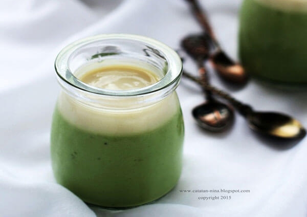 Mau puding yang beda? Bikin silky green tea pudding aja, yuk!