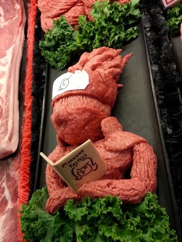 WOW - Penjual daging ini bentuk aneka karakter dari daging cincang © 2016 brilio.net