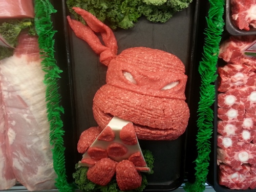 WOW - Penjual daging ini bentuk aneka karakter dari daging cincang © 2016 brilio.net