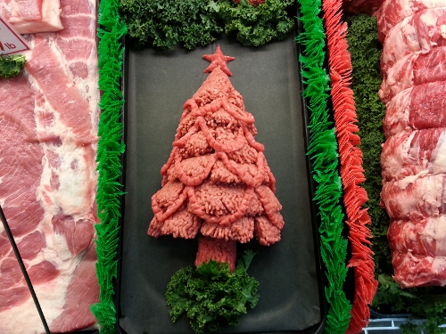 WOW - Penjual daging ini bentuk aneka karakter dari daging cincang © 2016 brilio.net