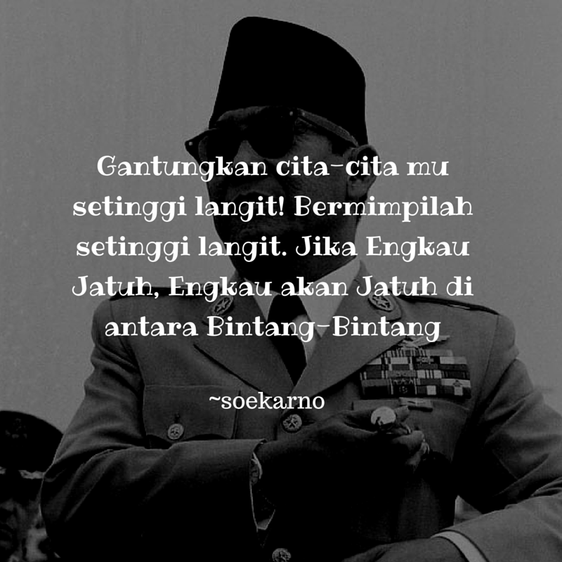 Motto Soekarno - Gambaran