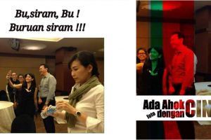 Selfie Ahok bareng 'Cinta' jadi candaan netizen, ada yang cemburu!