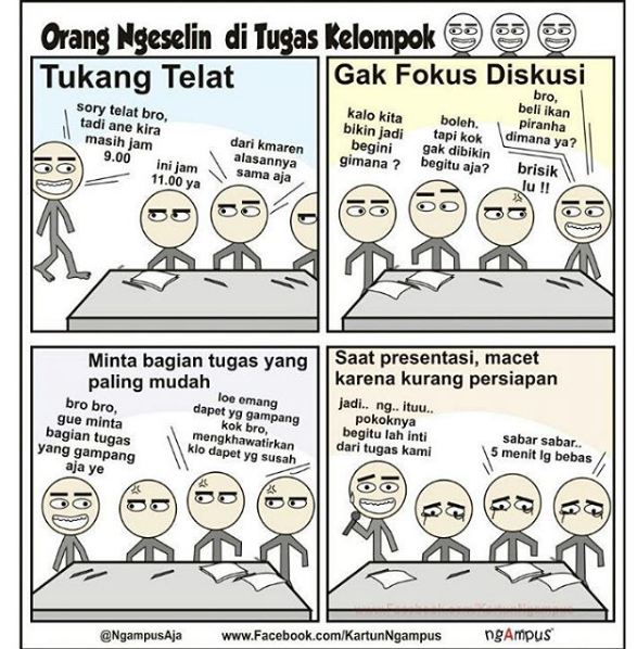 komik strip kartun ngampus © 2016 brilio.net