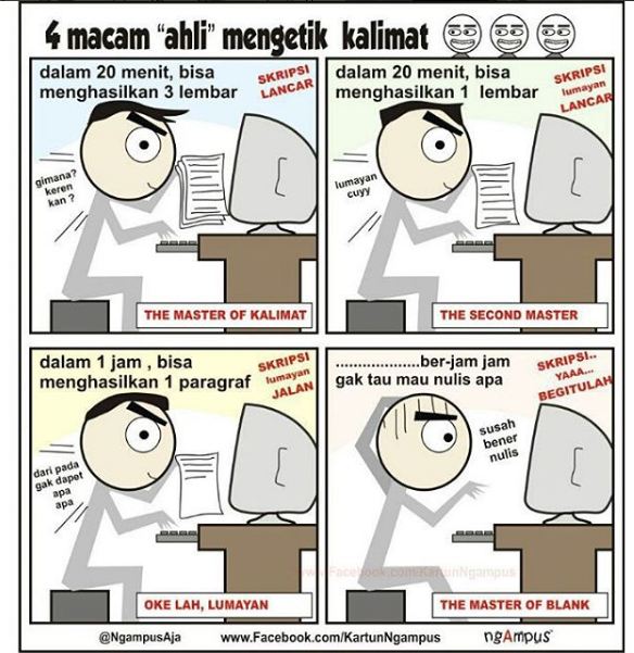 komik strip kartun ngampus © 2016 brilio.net