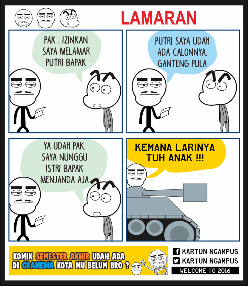 komik strip kartun ngampus © 2016 brilio.net