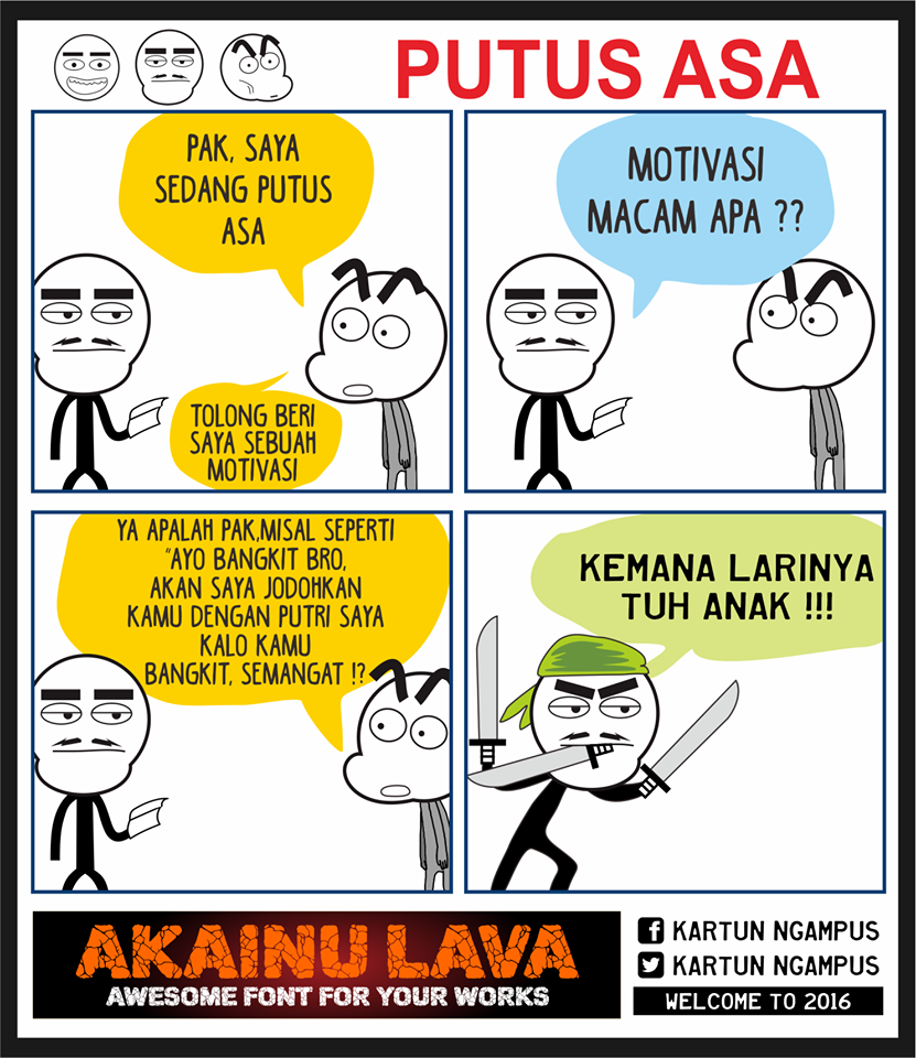 komik strip kartun ngampus © 2016 brilio.net