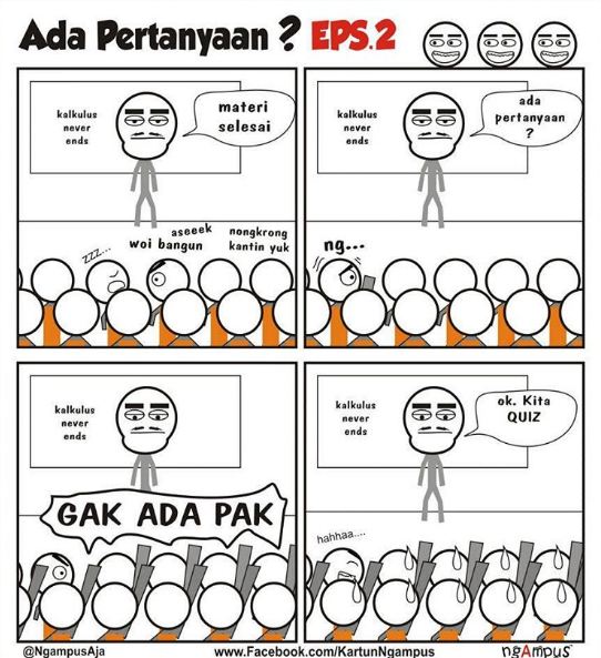 komik strip kartun ngampus © 2016 brilio.net