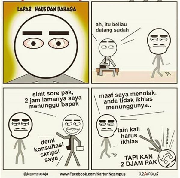 komik strip kartun ngampus © 2016 brilio.net