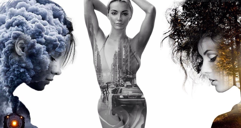 17 Foto efek double exposure ini sungguh menakjubkan, awas salah fokus