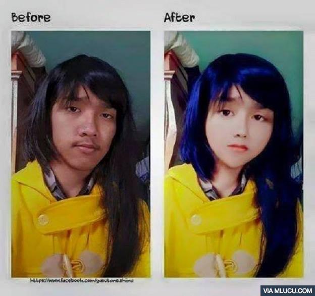 foto sebelum dan sesudah lucu 1-14 © 2016 brilio.net foto sebelum dan sesudah lucu 1-14 © 2016 brilio.net