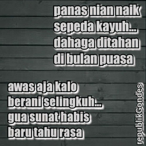 pantun geli © 2016 brilio.net pantun geli © 2016 brilio.net