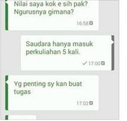 percakapan dosen vs mahasiswa © 2016 brilio.net percakapan dosen vs mahasiswa © 2016 brilio.net