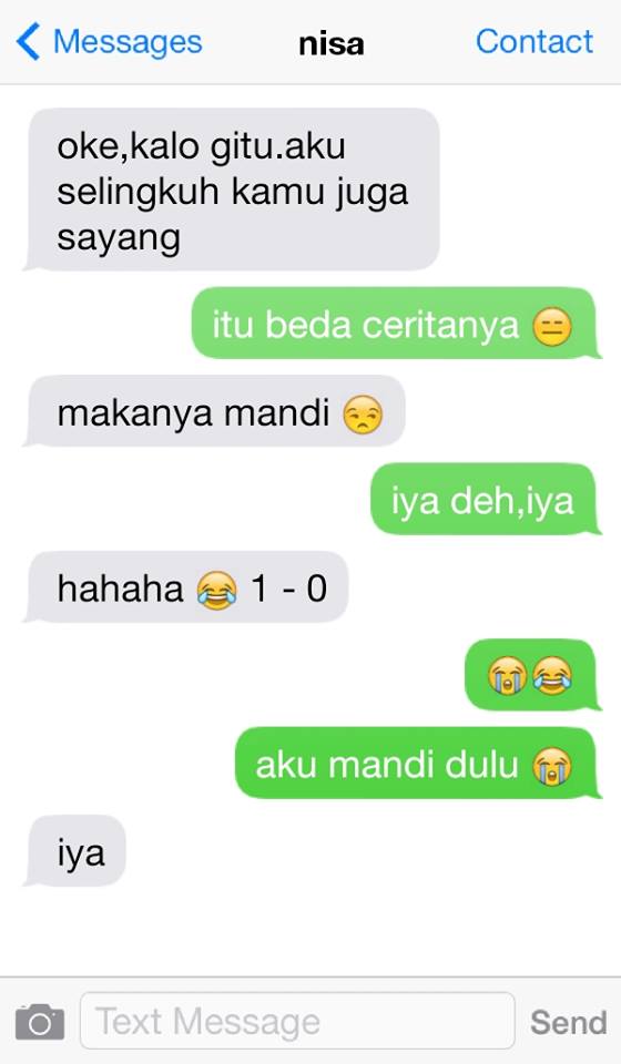 percakapan pasangan LDR BAPER © 2016 brilio.net