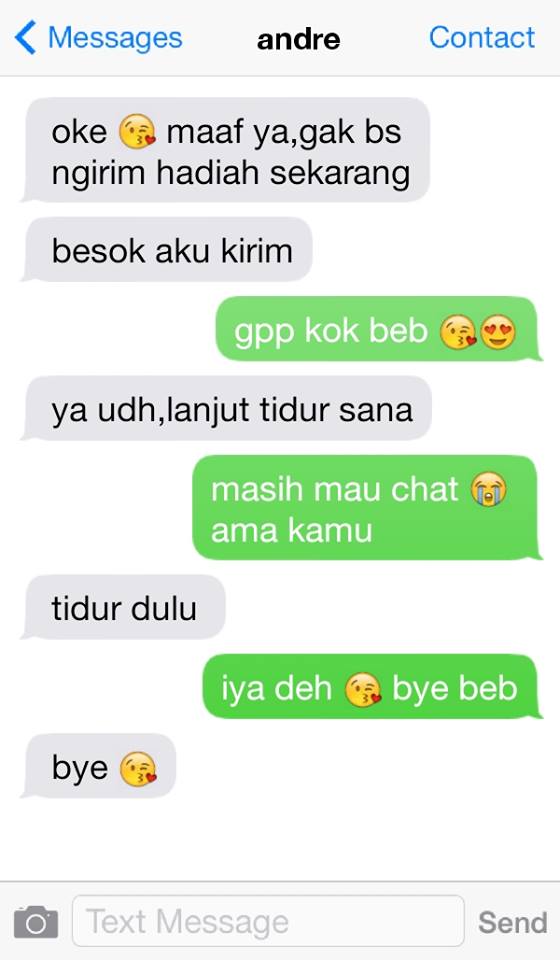 percakapan pasangan LDR BAPER © 2016 brilio.net