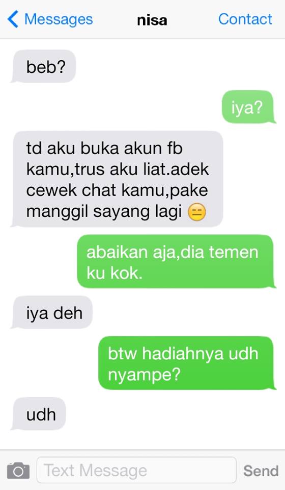 percakapan pasangan LDR BAPER © 2016 brilio.net