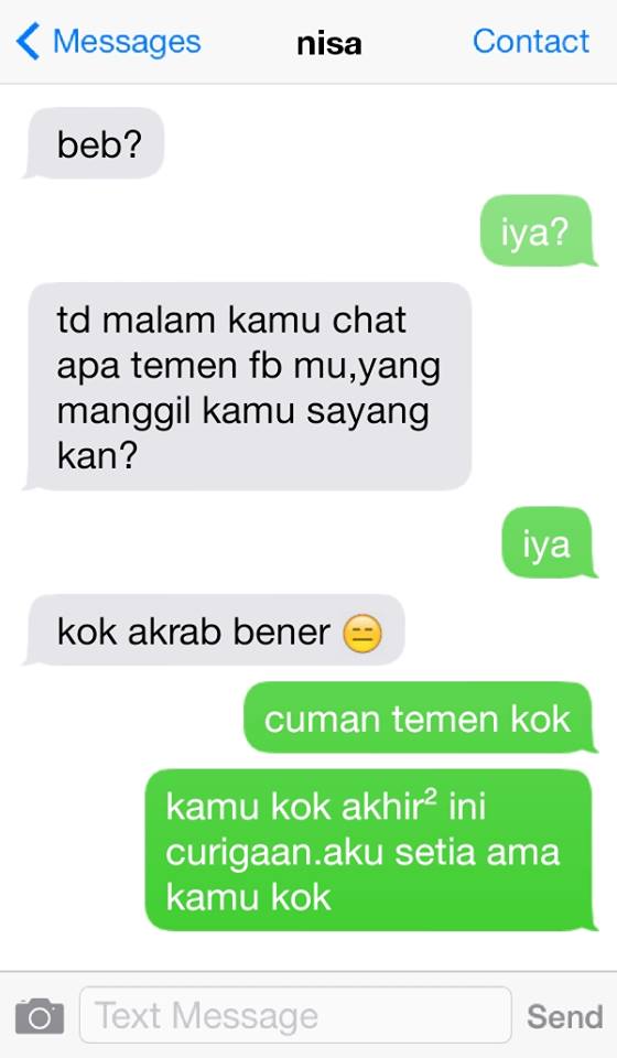 percakapan pasangan LDR BAPER © 2016 brilio.net