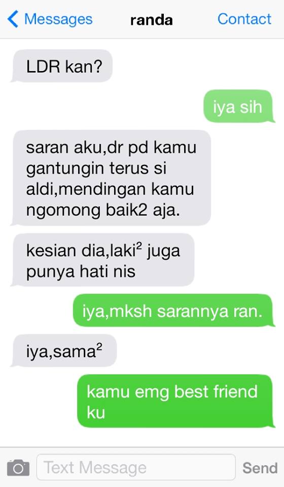 percakapan pasangan LDR BAPER © 2016 brilio.net