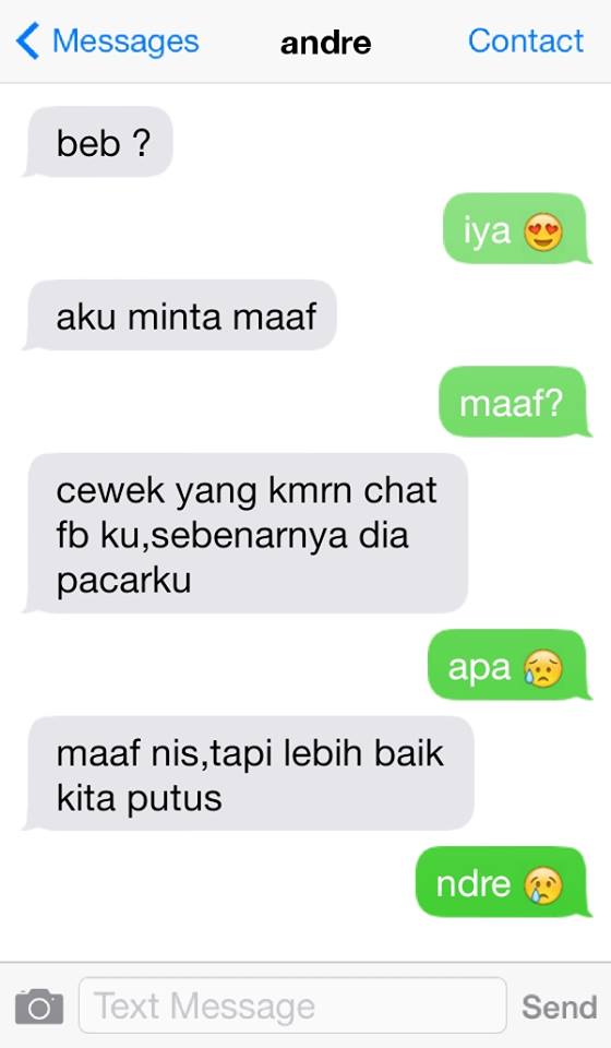 percakapan pasangan LDR BAPER © 2016 brilio.net