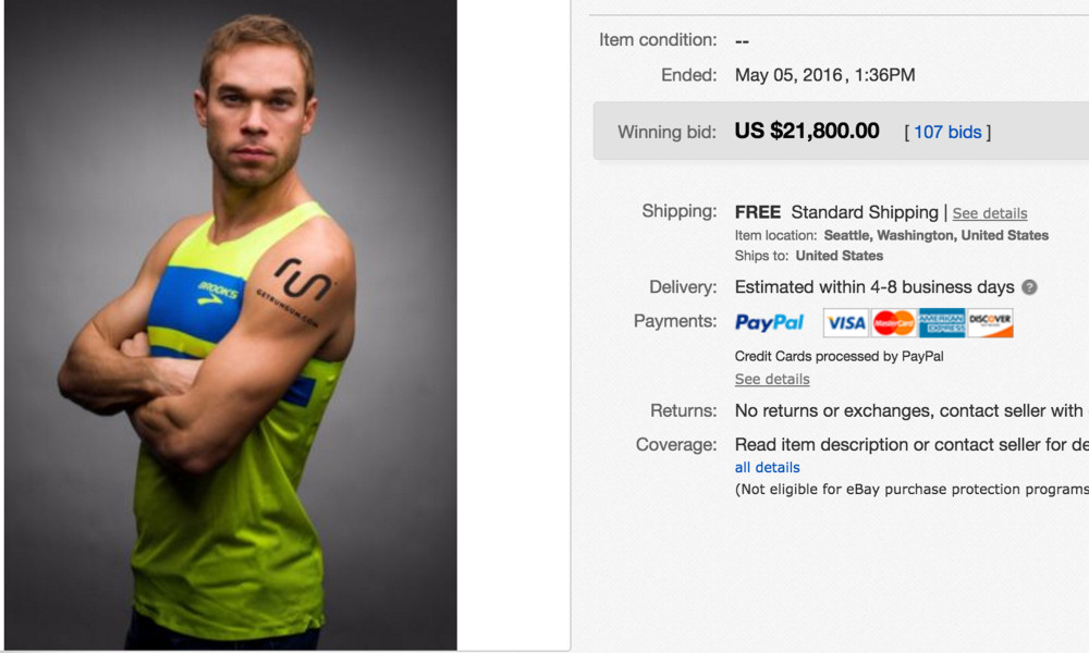 Protes Olimpiade Brasil, atlet ini lelang bahunya di ebay