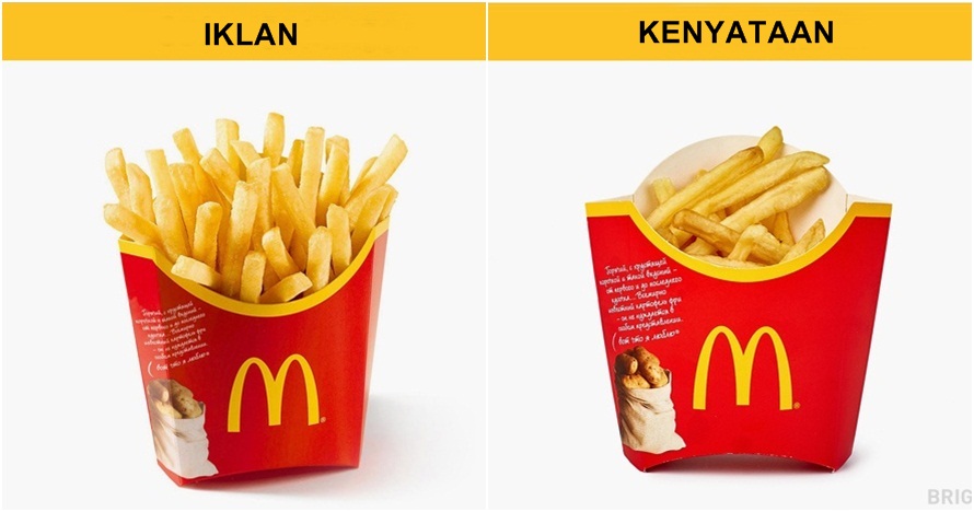 16 Ekspektasi vs realita makanan cepat saji, nggak sesuai sama iklan!