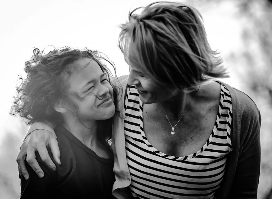 potret kehangatan ibu dan anak © 2016 brilio.net