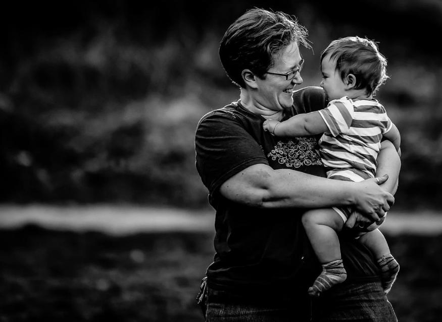 potret kehangatan ibu dan anak © 2016 brilio.net