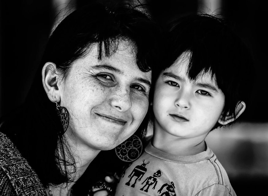 potret kehangatan ibu dan anak © 2016 brilio.net