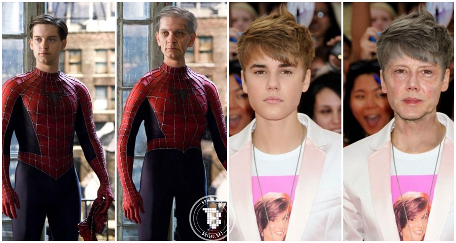 17 Foto prediksi wajah artis saat menua, masih cakep nggak ya?