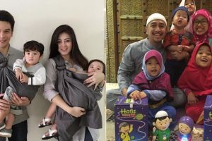 11 Pasangan selebritis yang mempunyai anak kembar, wah mirip nggak ya?