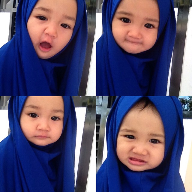 Bayi - Ghiza Ramadani, si mungil yang sudah berhijab sedari kecil © 2016 brilio.net