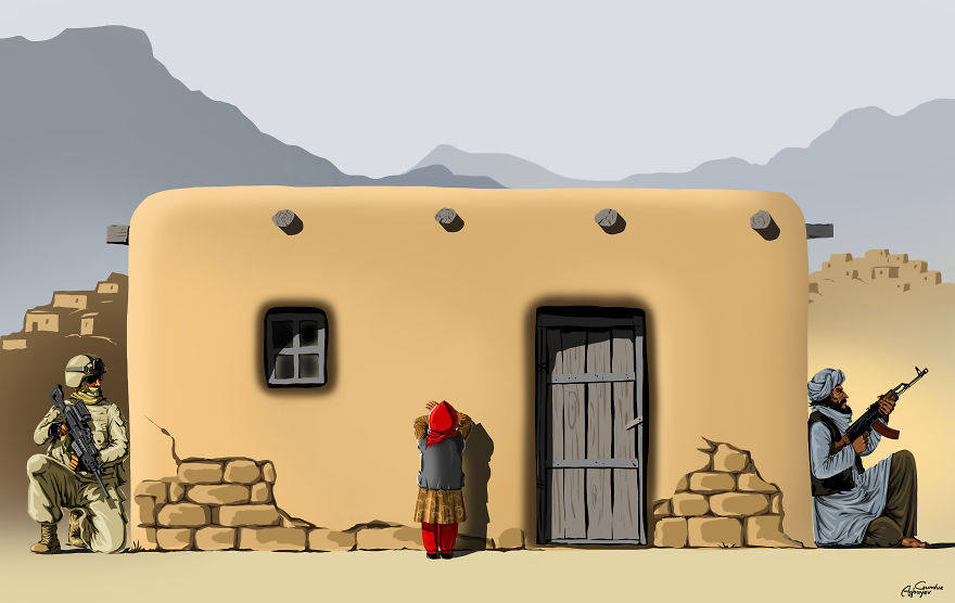 ilustrasi perang © 2016 brilio.net