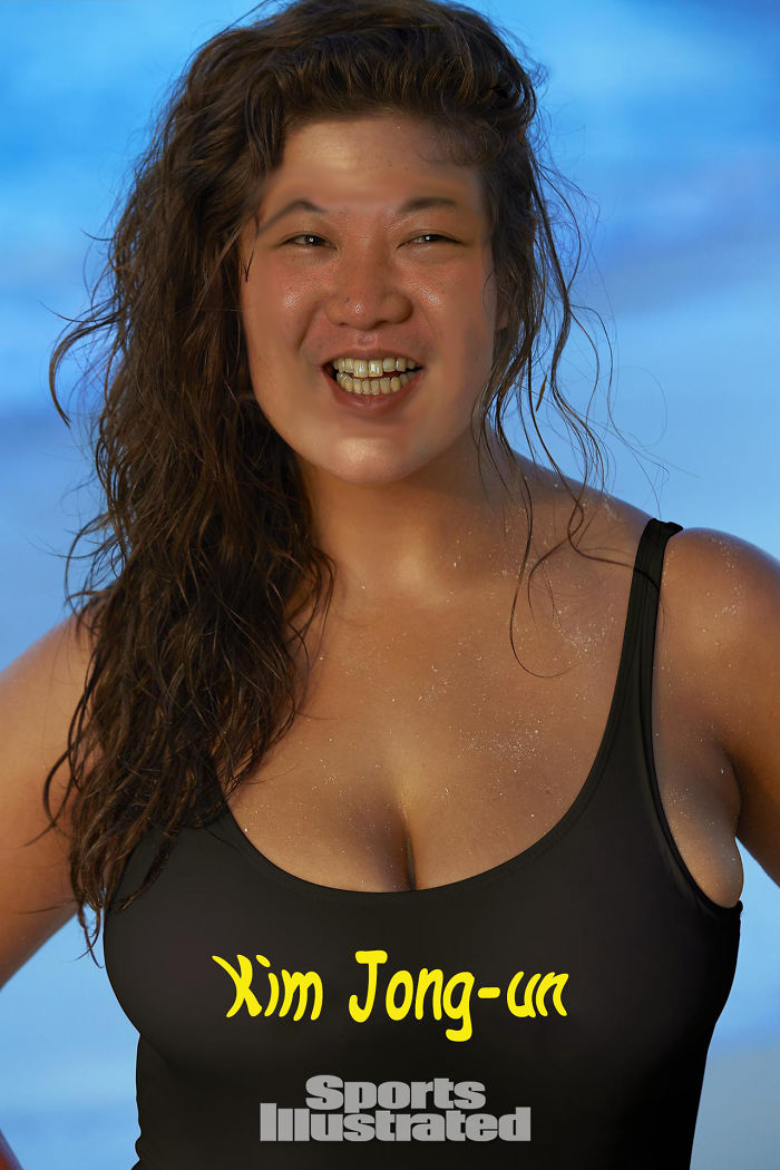 editan foto Kim Jong-Un © 2016 brilio.net